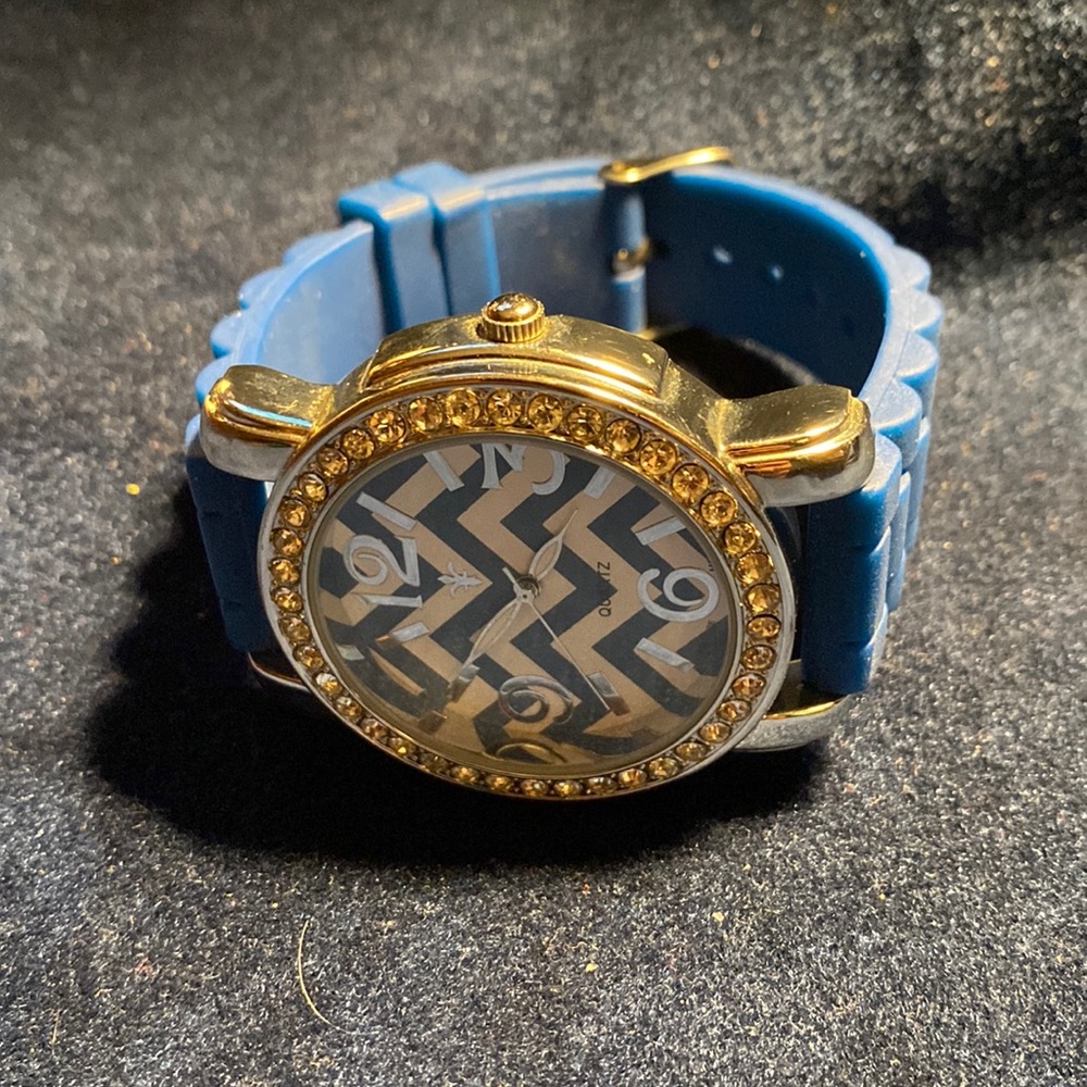 Women’s - Fleur de Lis watch in Blue / White